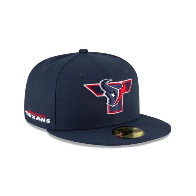 Houston Texans Gorra | New Era NFL Logo Mix 59fifty Fitted Cap Mexico - Azules